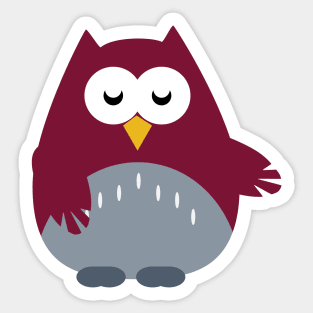 Mrs Owl Sticker